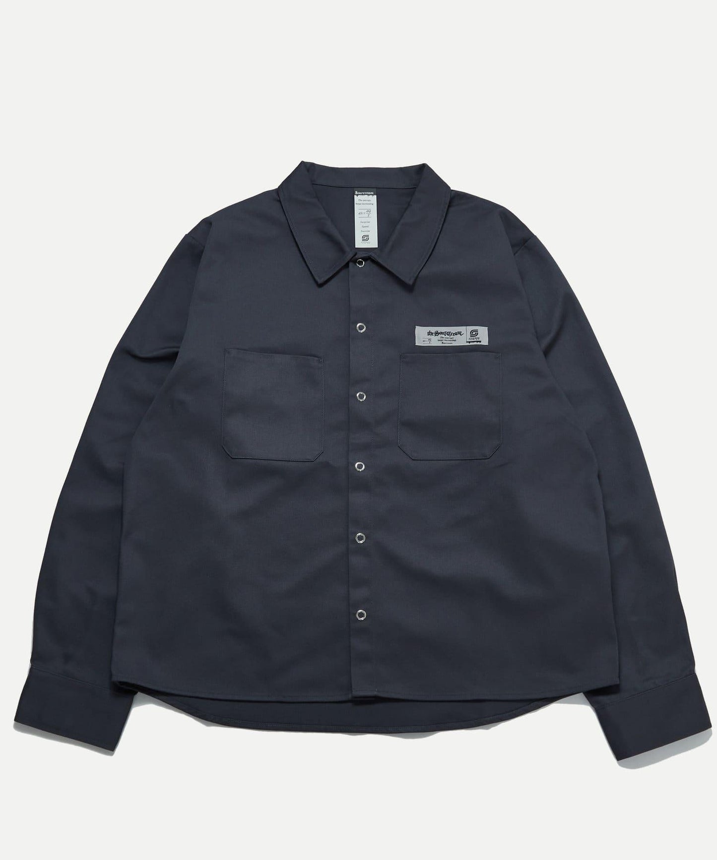 【WHO'S WHO gallery】【Sourcream】斜紋工裝襯衫