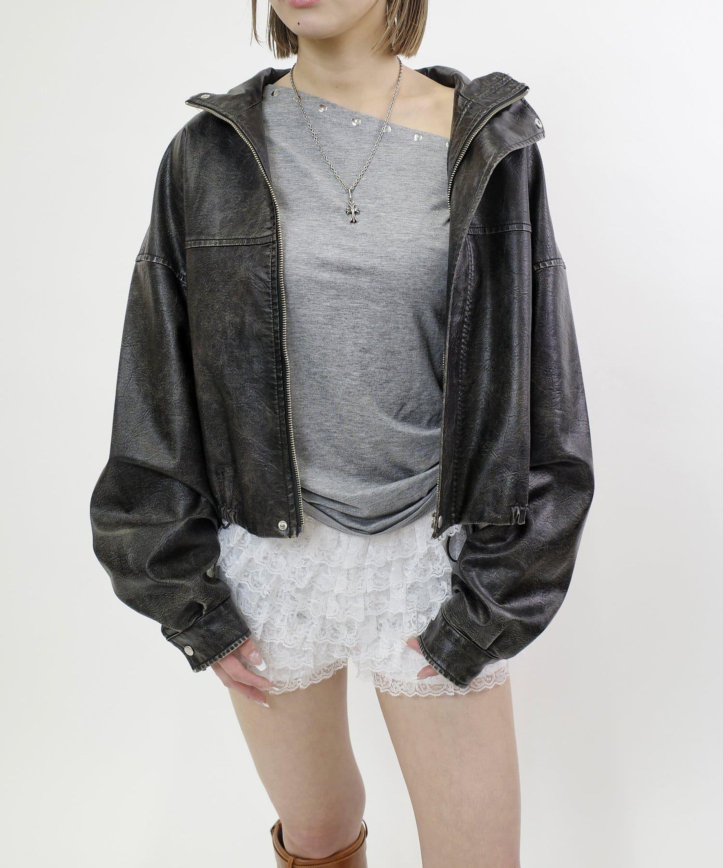 【WHO'S WHO gallery】復古風格皮革夾克