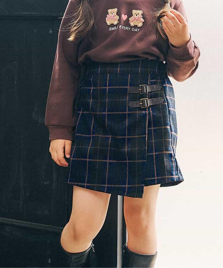 倫敦女孩風格短款裙褲