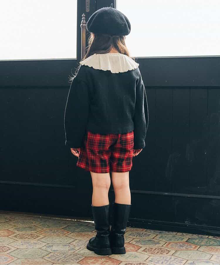 倫敦女孩風格短款裙褲