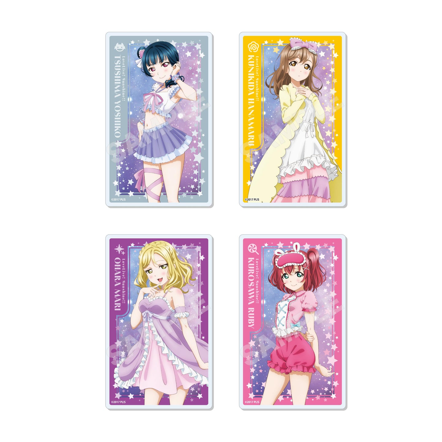 LoveLive! Sunshine!! 亞克力卡片 /B 第二彈 【全套BOX/9個裝】