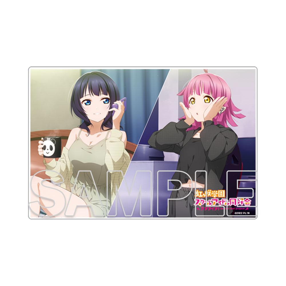 LoveLive!虹咲學園學園偶像同好會 迷你亞克力立牌 果林&璃奈