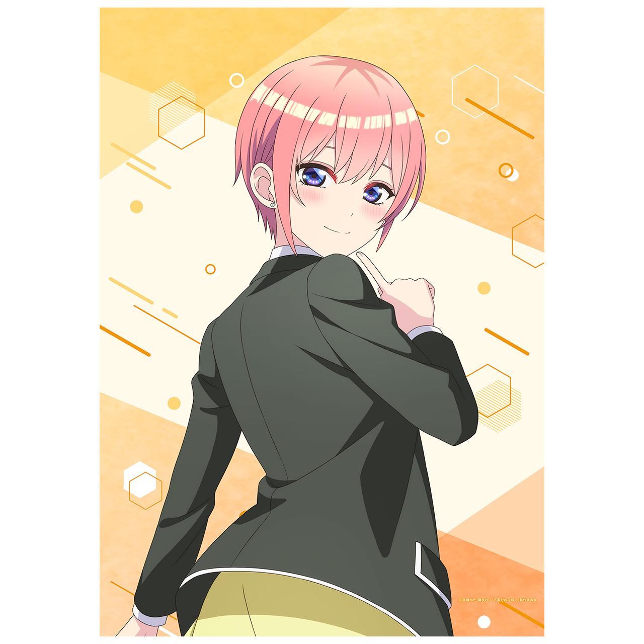 《五等分的新娘》∽_【新繪】B2掛毯 一花(樓梯回頭Ver.)