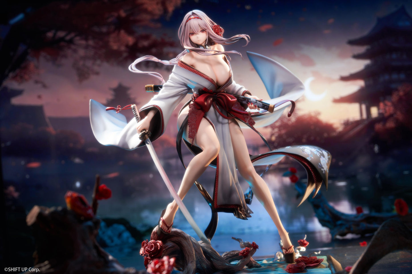 勝利女神:NIKKE_紅蓮:黑影 慾望之花 1/4 完成品手辦 豪華版