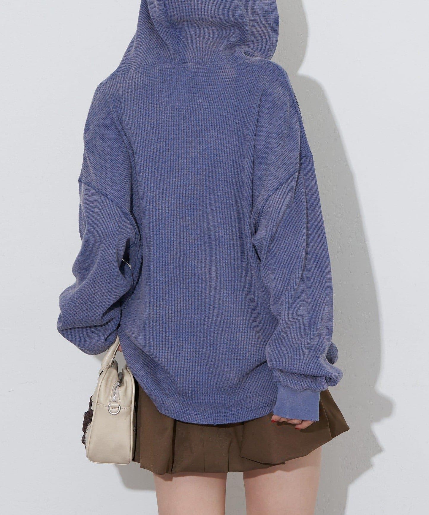 【RePRODUCTION LABEL / リプロダクションレーベル】漸變色開領保暖長袖T恤