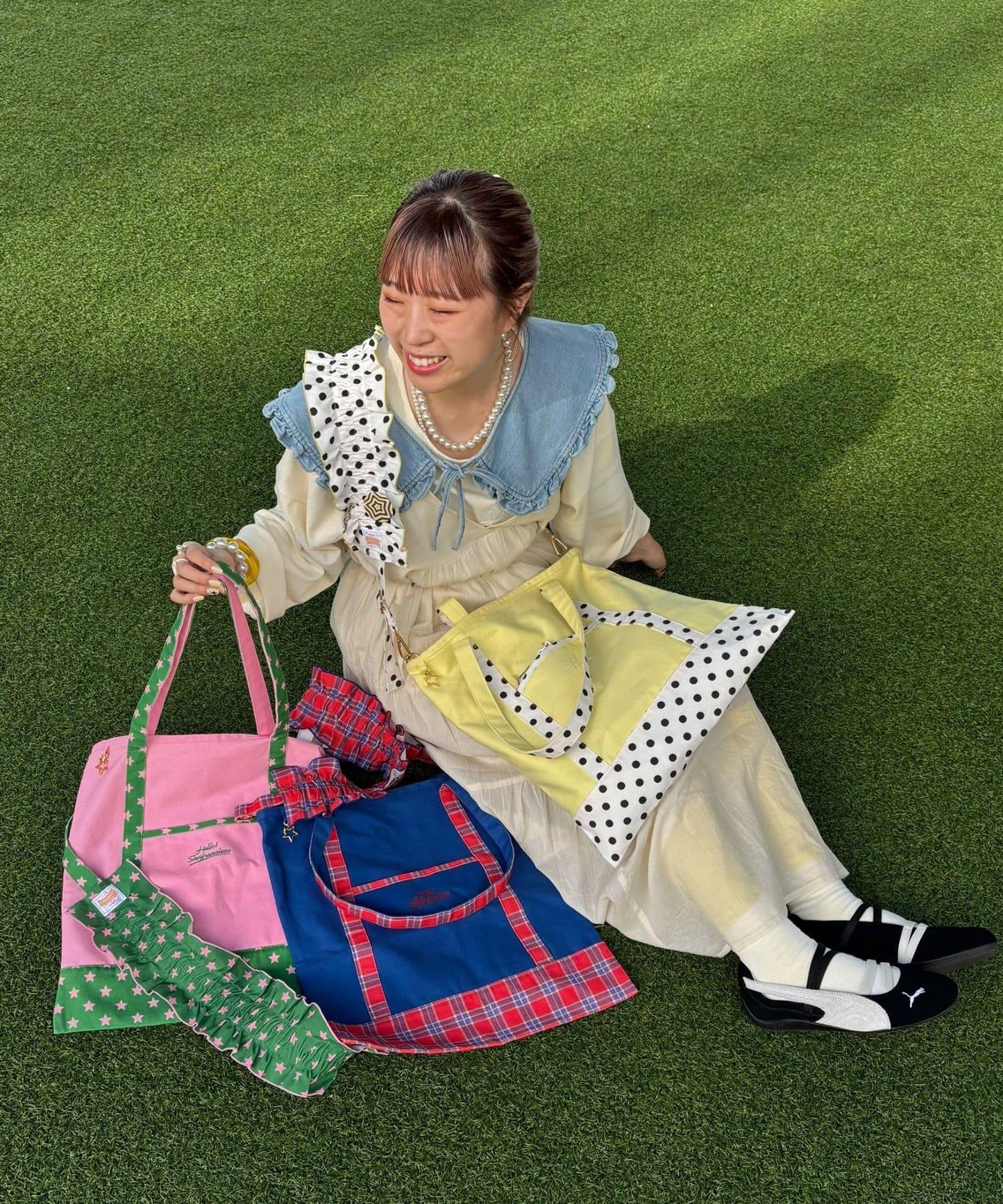 (momo企畫)【HELLO.SANFRANCISCO】帶手機斜挎包的應援托特包