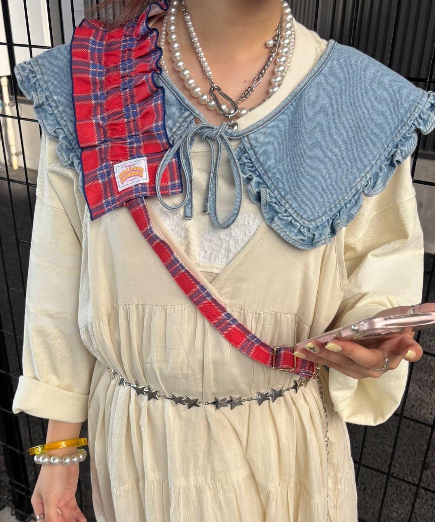 (momo企畫)【HELLO.SANFRANCISCO】帶手機斜挎包的應援托特包