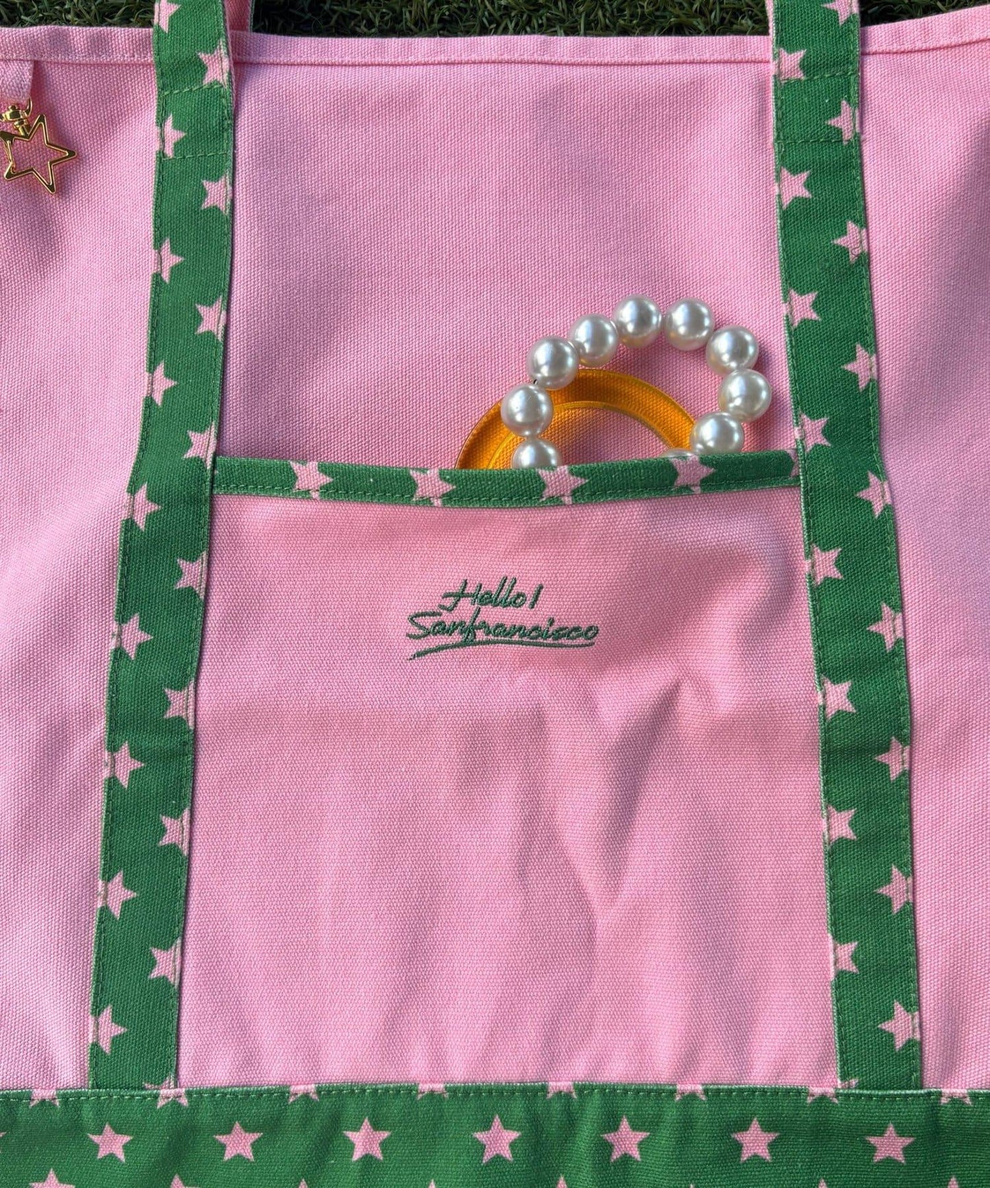 (momo企畫)【HELLO.SANFRANCISCO】帶手機斜挎包的應援托特包