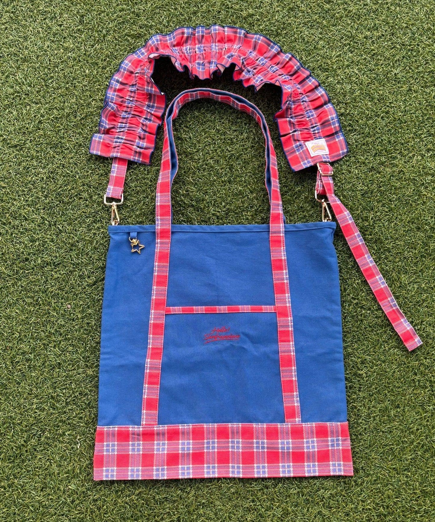 (momo企畫)【HELLO.SANFRANCISCO】帶手機斜挎包的應援托特包