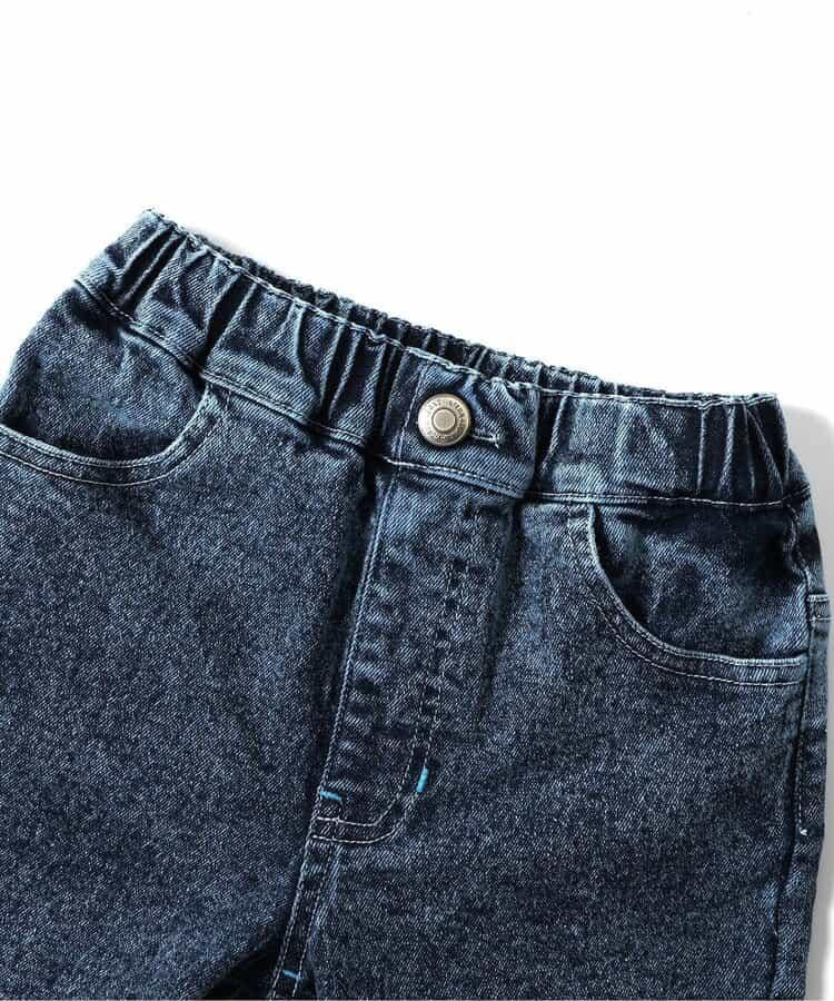 I'm Jelly!化學水洗牛仔裙褲套裝 10分長度