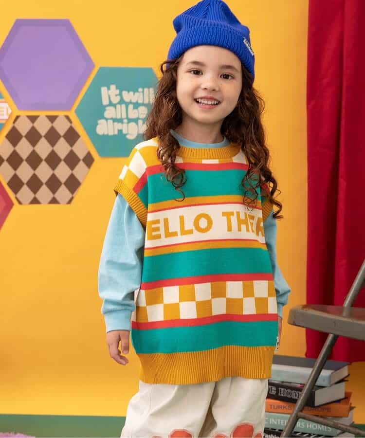 I'm Jelly!提花針織馬甲_可機洗