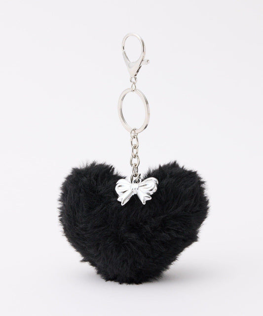 毛絨愛心掛飾