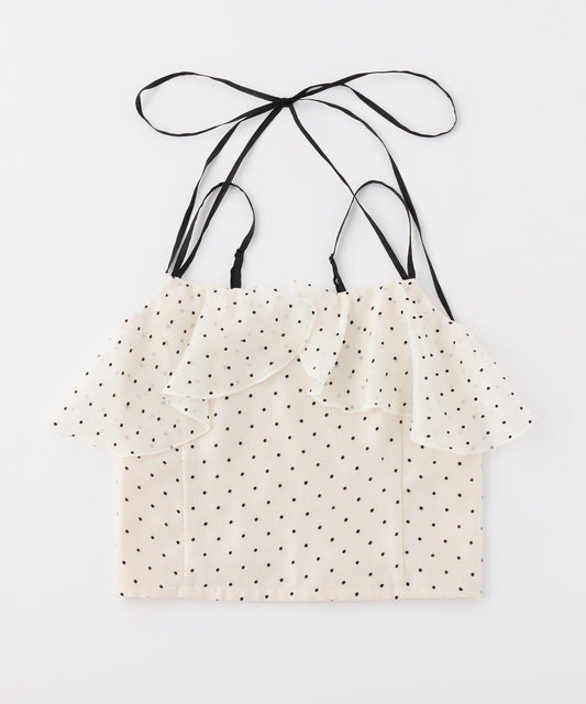 【PremiumOrder】黑色交叉吊帶背心