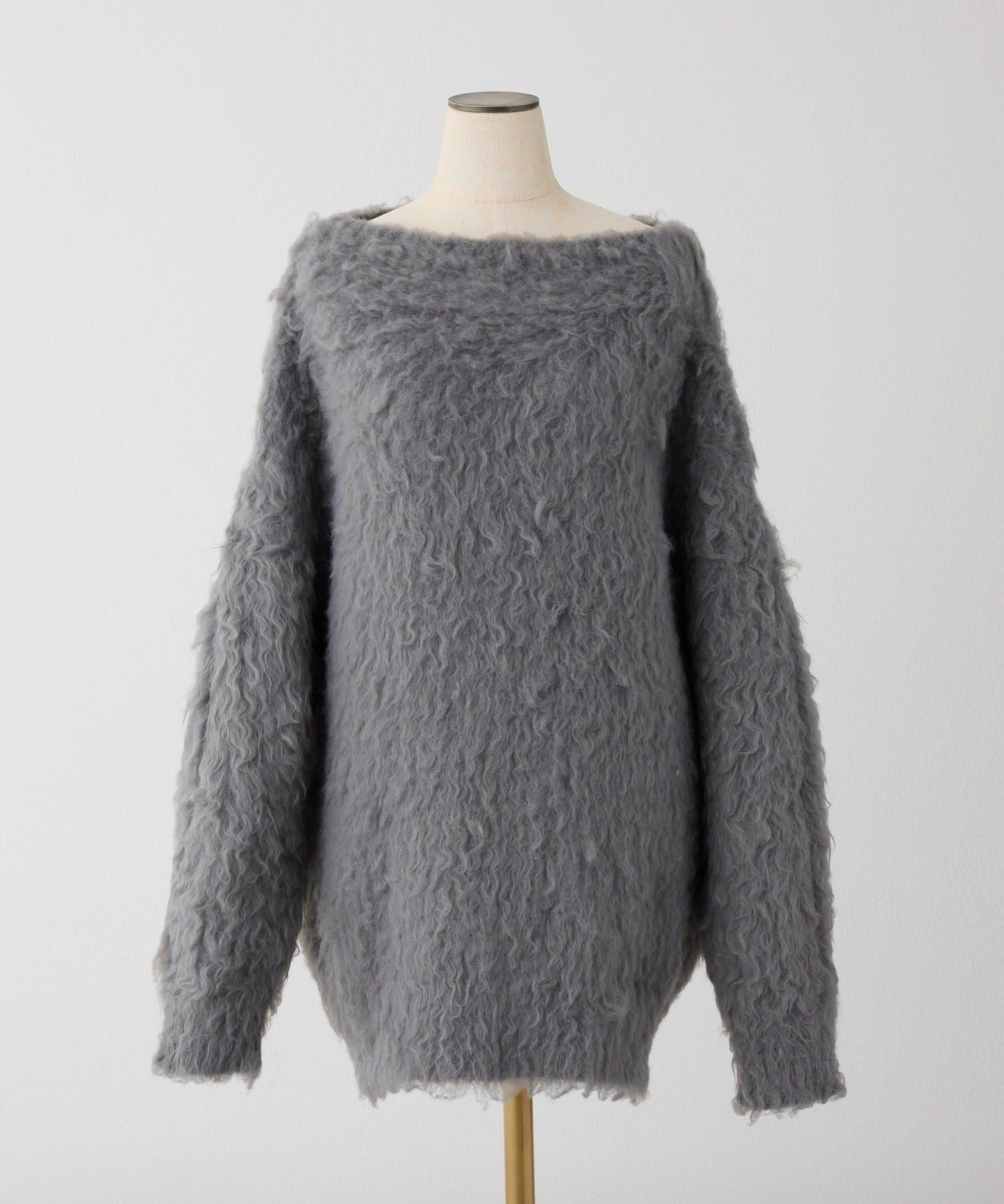 【PremiumOrder】波浪紋仿毛皮長款上衣