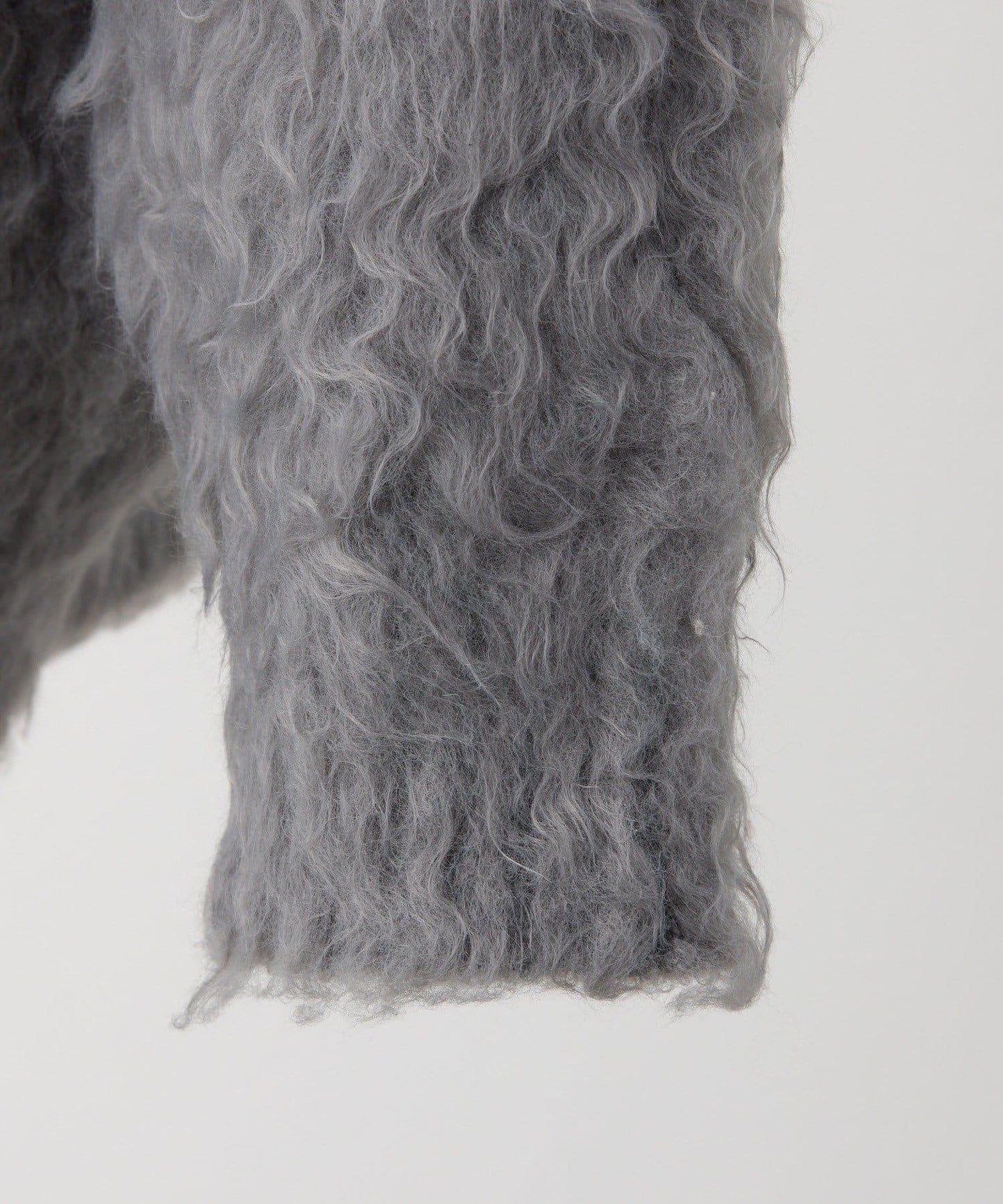 【PremiumOrder】波浪紋仿毛皮長款上衣