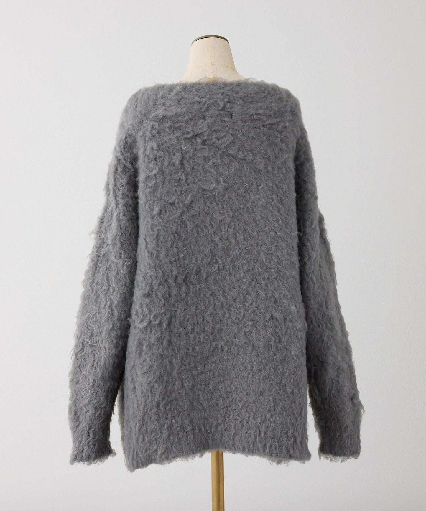 【PremiumOrder】波浪紋仿毛皮長款上衣