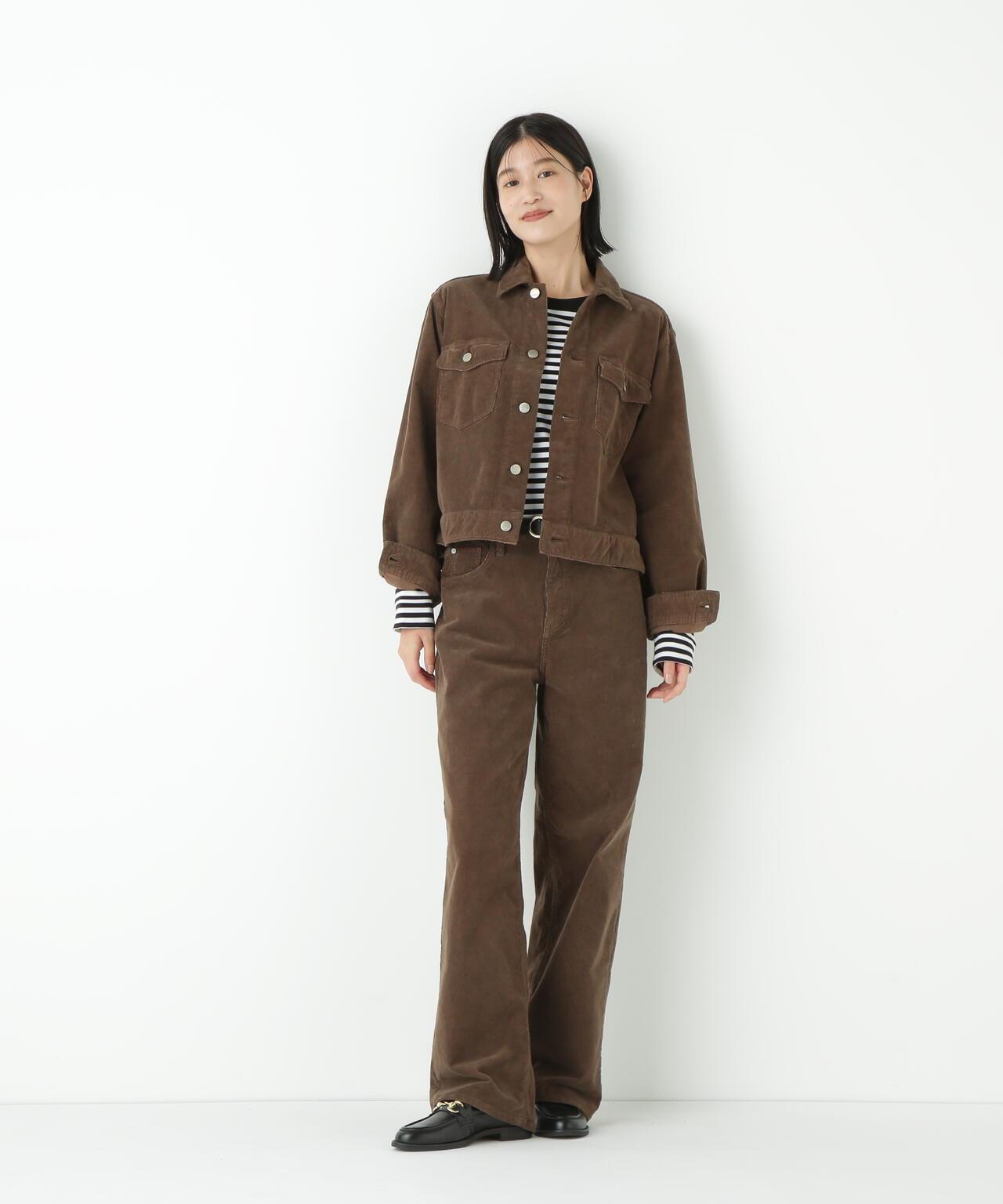【Healthy Denim聯名】燈芯絨半寬鬆褲