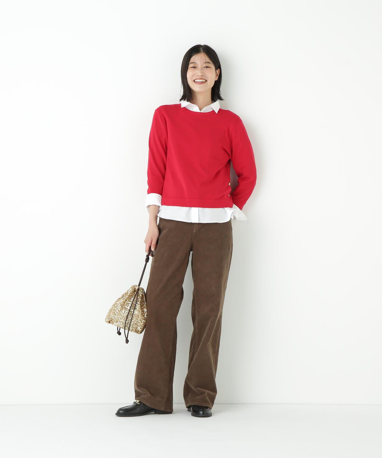 【Healthy Denim聯名】燈芯絨半寬鬆褲