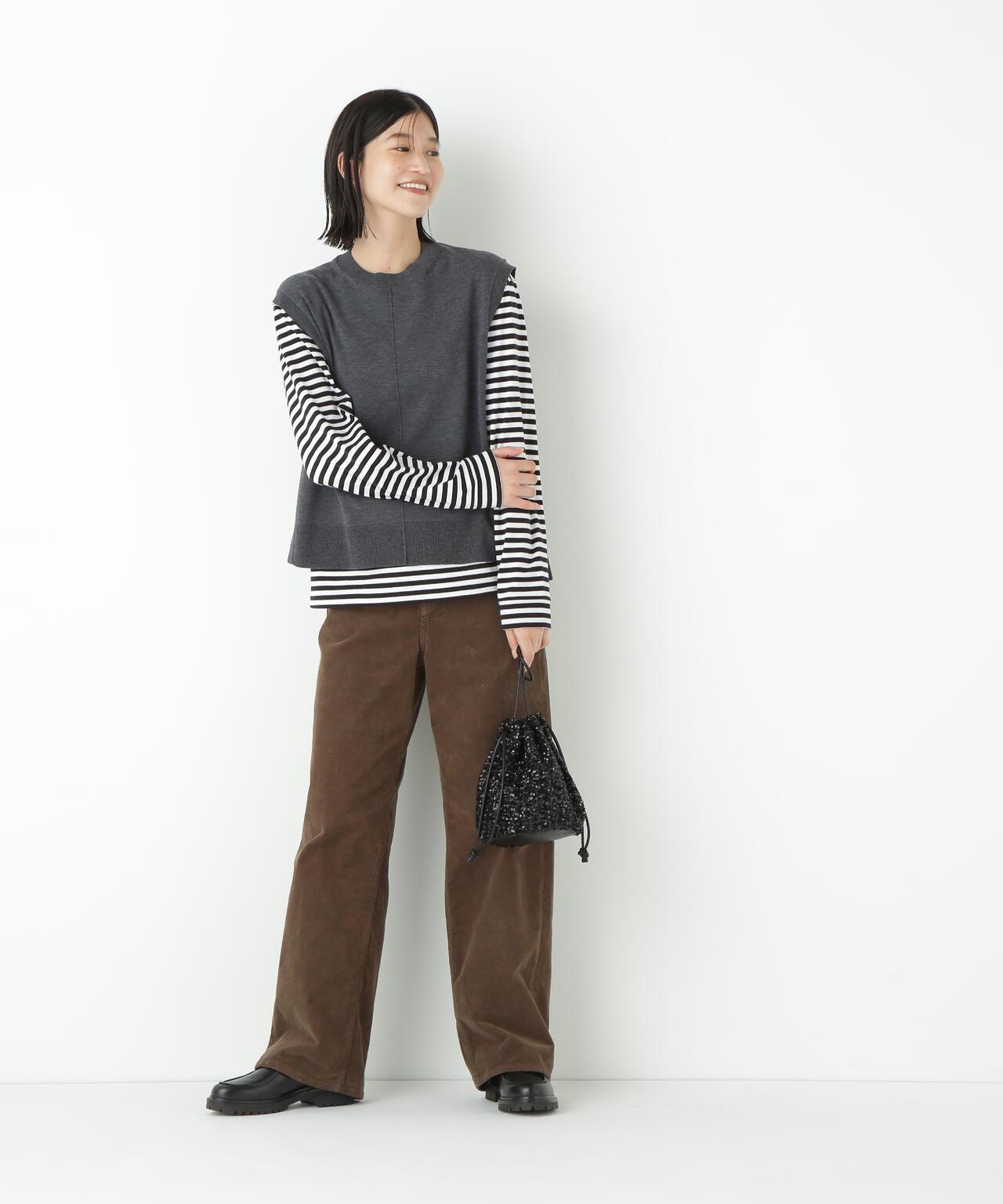 【Healthy Denim聯名】燈芯絨半寬鬆褲