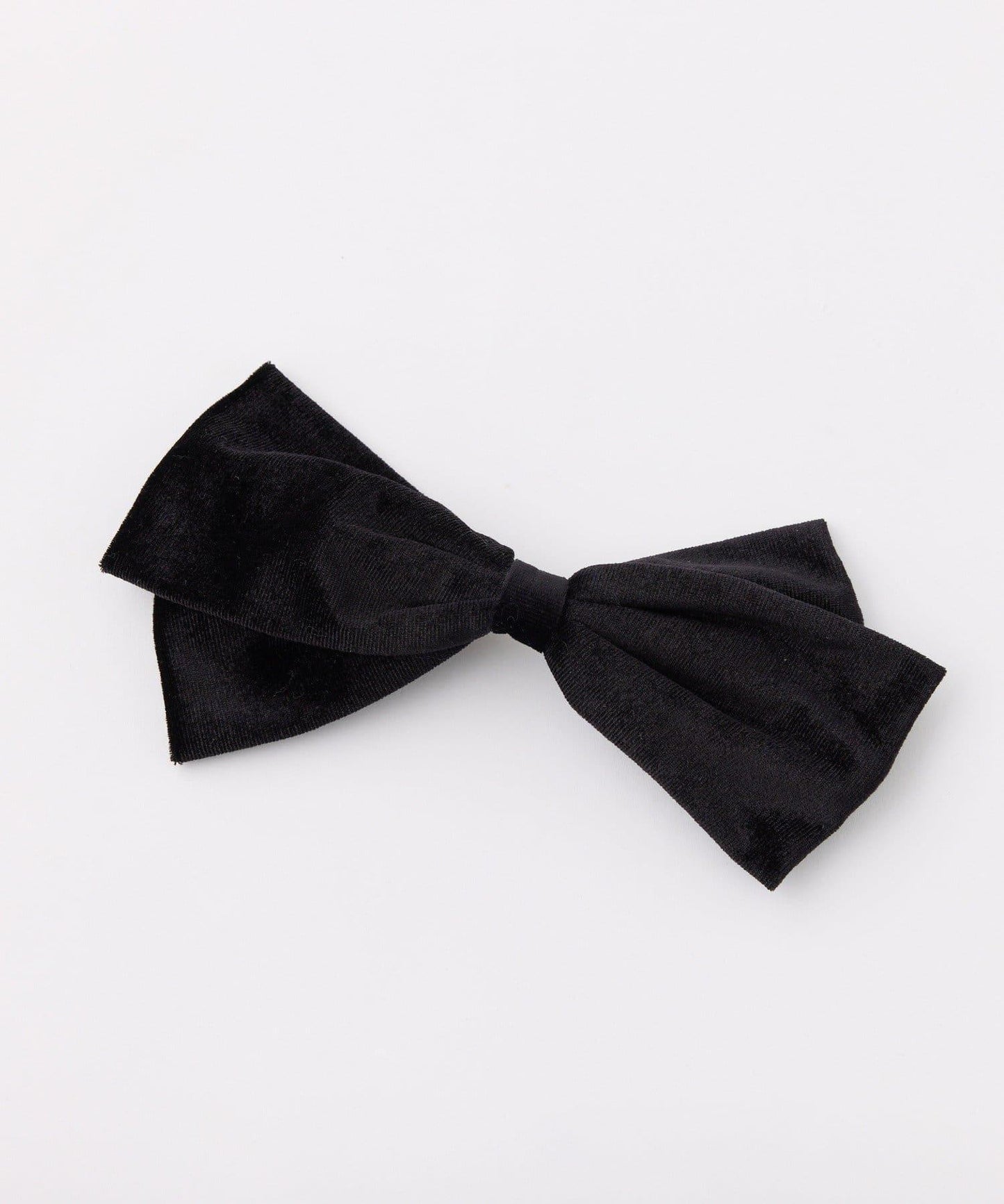 【Latini】天鵝絨蝴蝶結髮夾