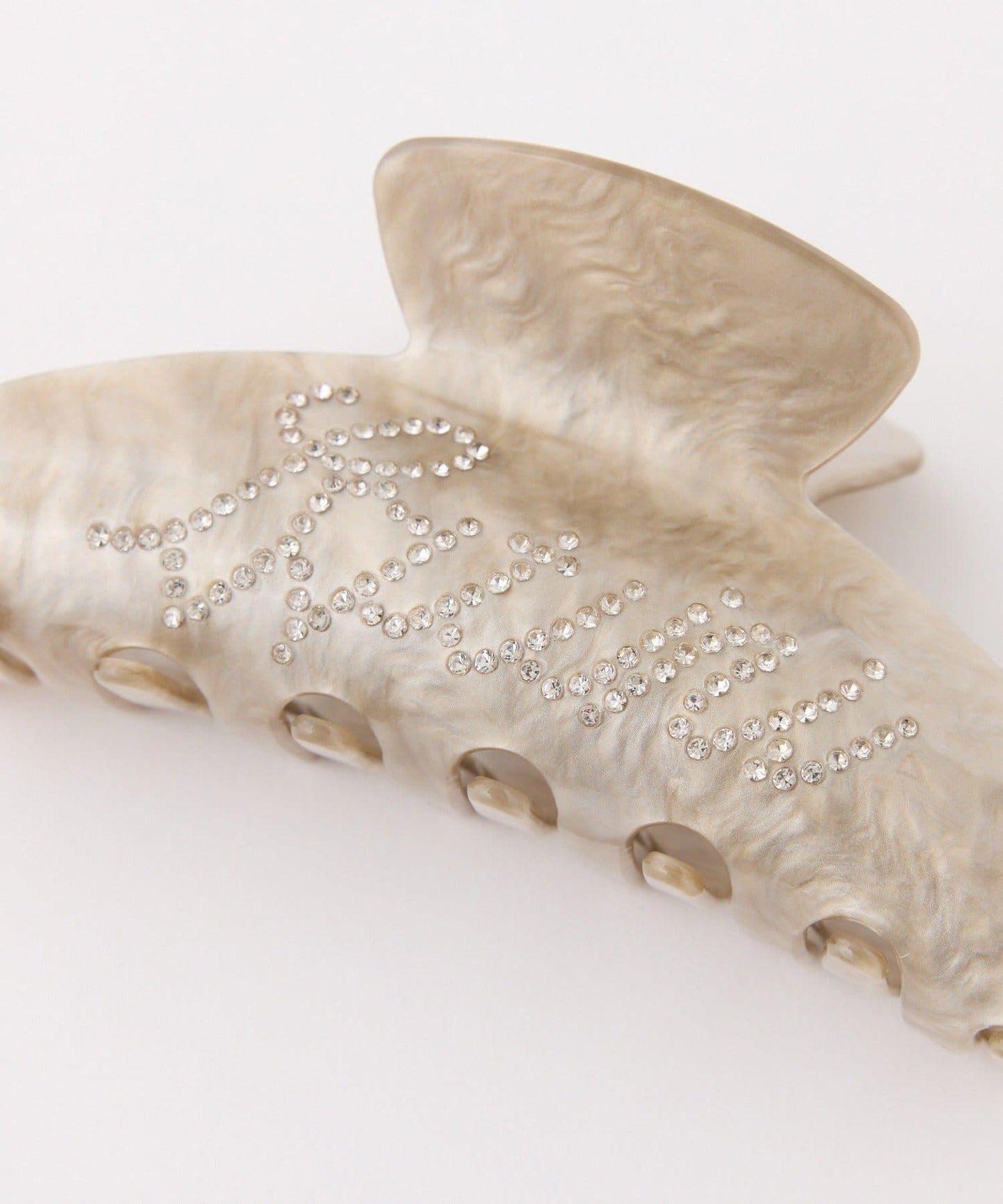 【Latini】logo水鑽鱷魚夾