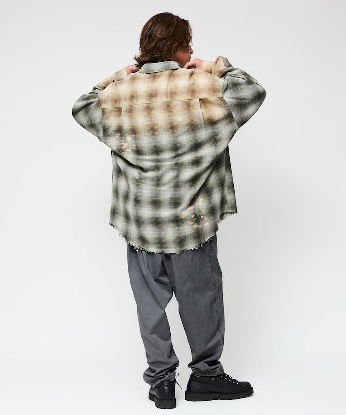 FREAK'S STORE OUTDOORS/フリークスアウトドアーズ 寬鬆版型服裝染色攀巖褲