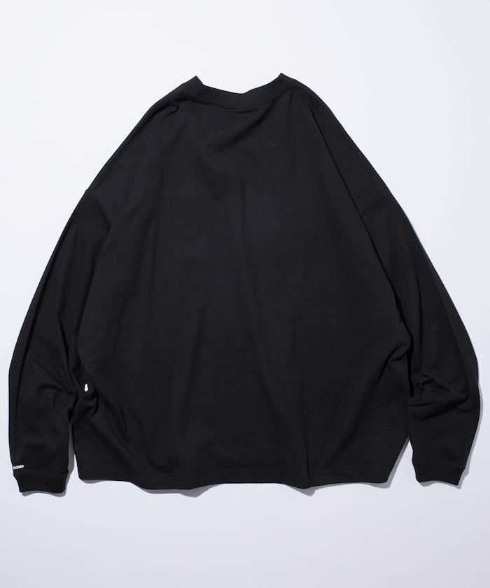 寬鬆版型 單點刺繡 圓領 長袖T恤