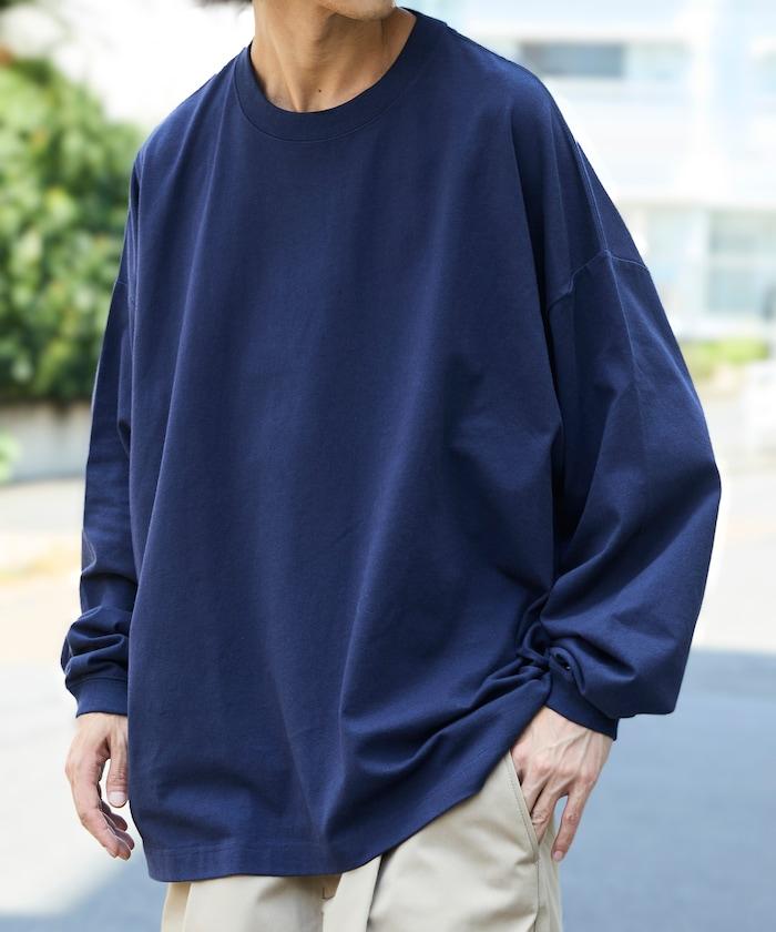 寬鬆版型 單點刺繡 圓領 長袖T恤