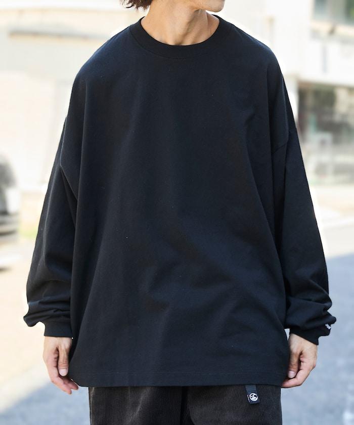 寬鬆版型 單點刺繡 圓領 長袖T恤