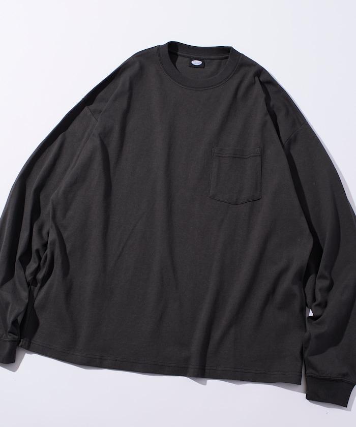 9盎司重磅寬鬆版型圓領長袖T恤/重磅/長袖T恤