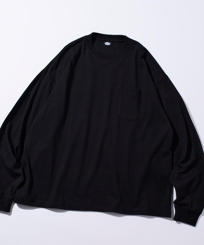 9盎司重磅寬鬆版型圓領長袖T恤/重磅/長袖T恤