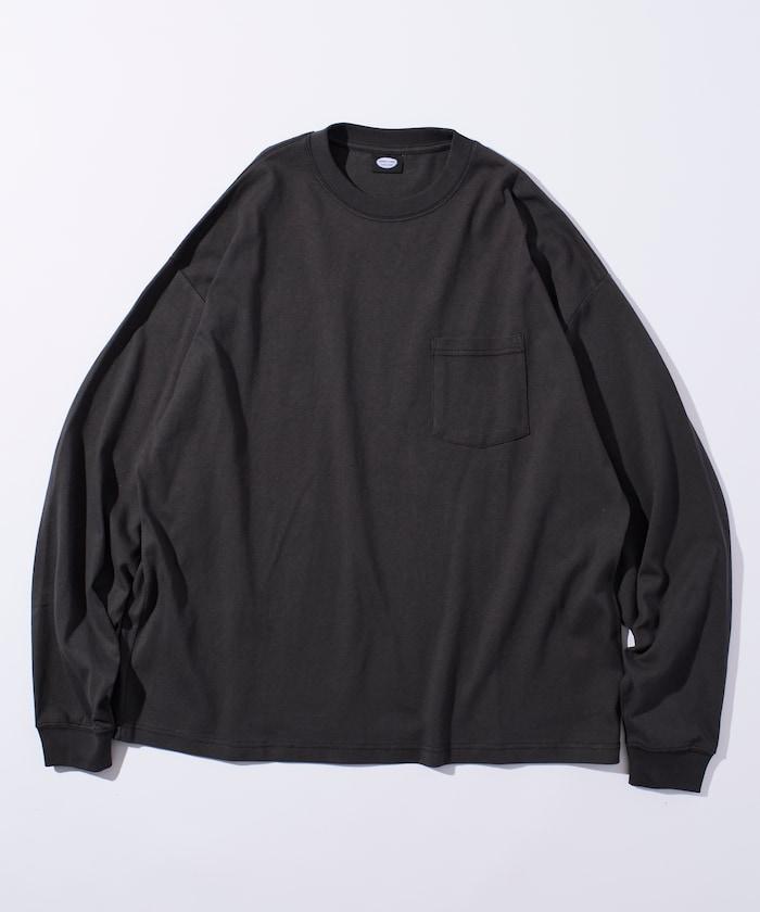 9盎司重磅寬鬆版型圓領長袖T恤/重磅/長袖T恤