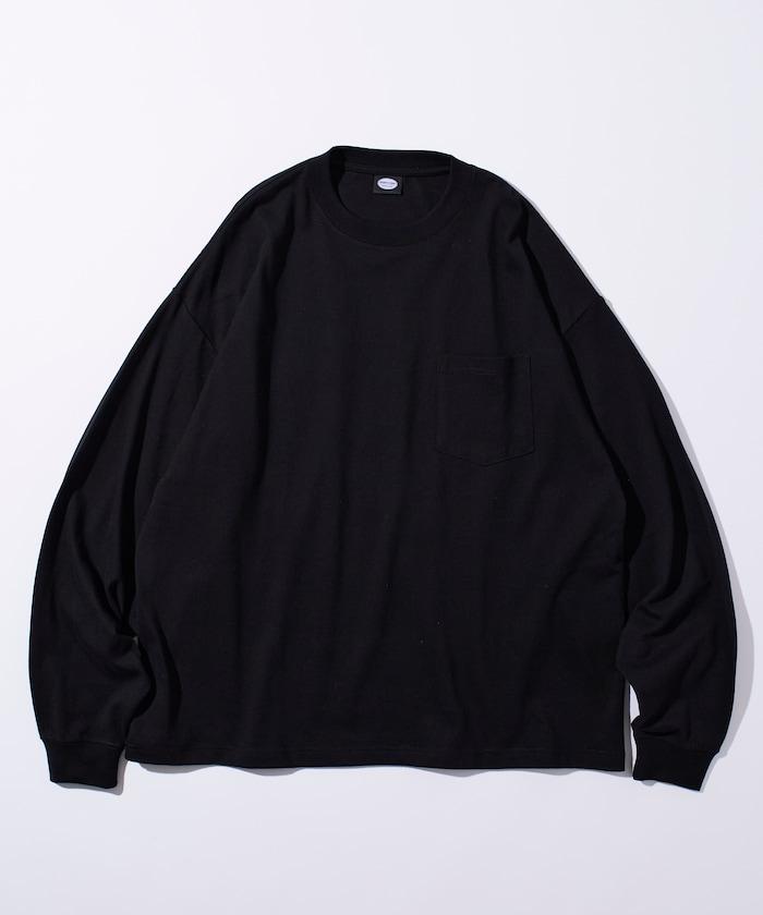 9盎司重磅寬鬆版型圓領長袖T恤/重磅/長袖T恤