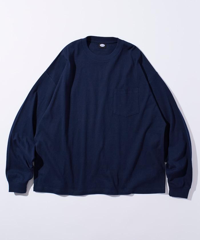 9盎司重磅寬鬆版型圓領長袖T恤/重磅/長袖T恤