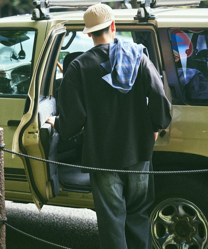 9盎司重磅寬鬆版型圓領長袖T恤/重磅/長袖T恤