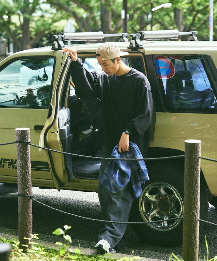 9盎司重磅寬鬆版型圓領長袖T恤/重磅/長袖T恤