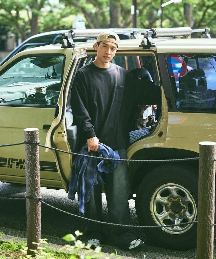 9盎司重磅寬鬆版型圓領長袖T恤/重磅/長袖T恤