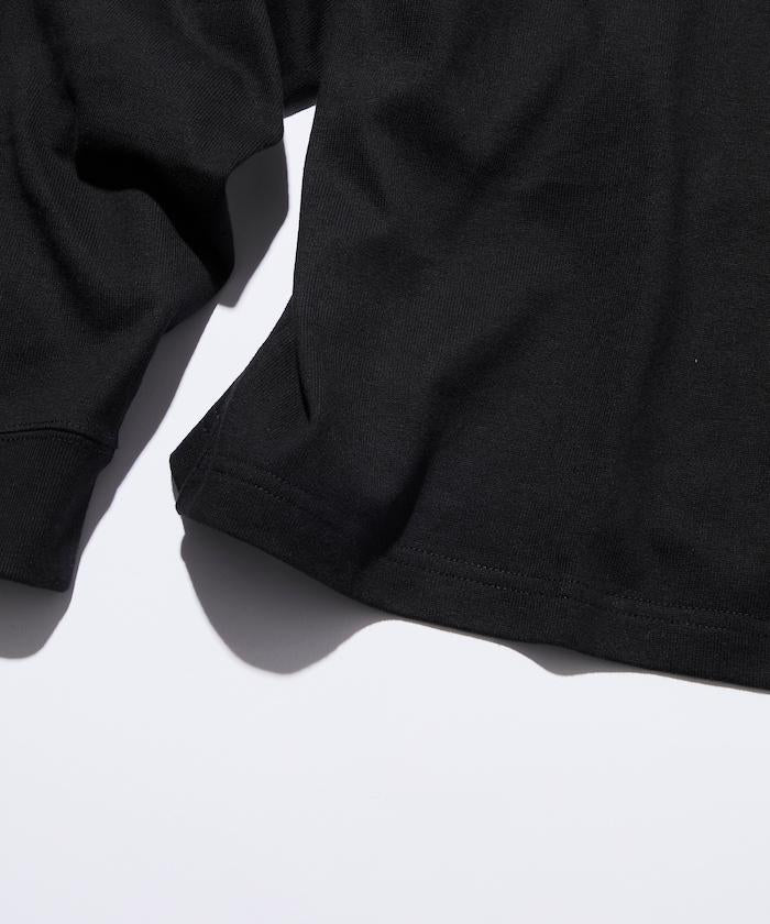 9盎司重磅寬鬆版型亨利領長袖T恤/重磅/長袖T恤