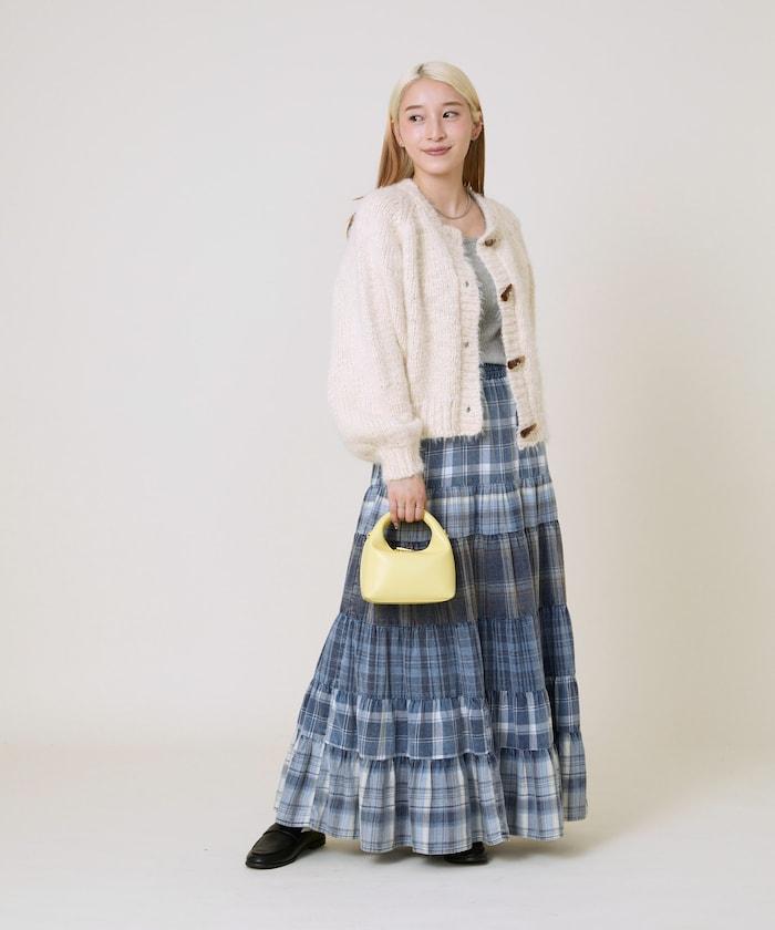 粗紡低密度短款針織開衫