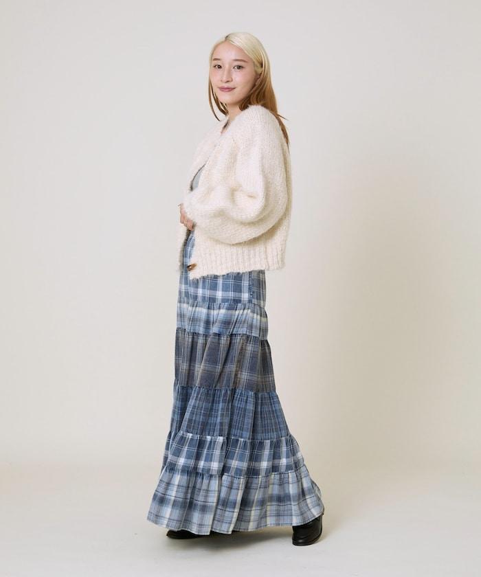 粗紡低密度短款針織開衫