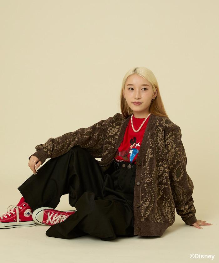 佩斯利花紋針織開衫