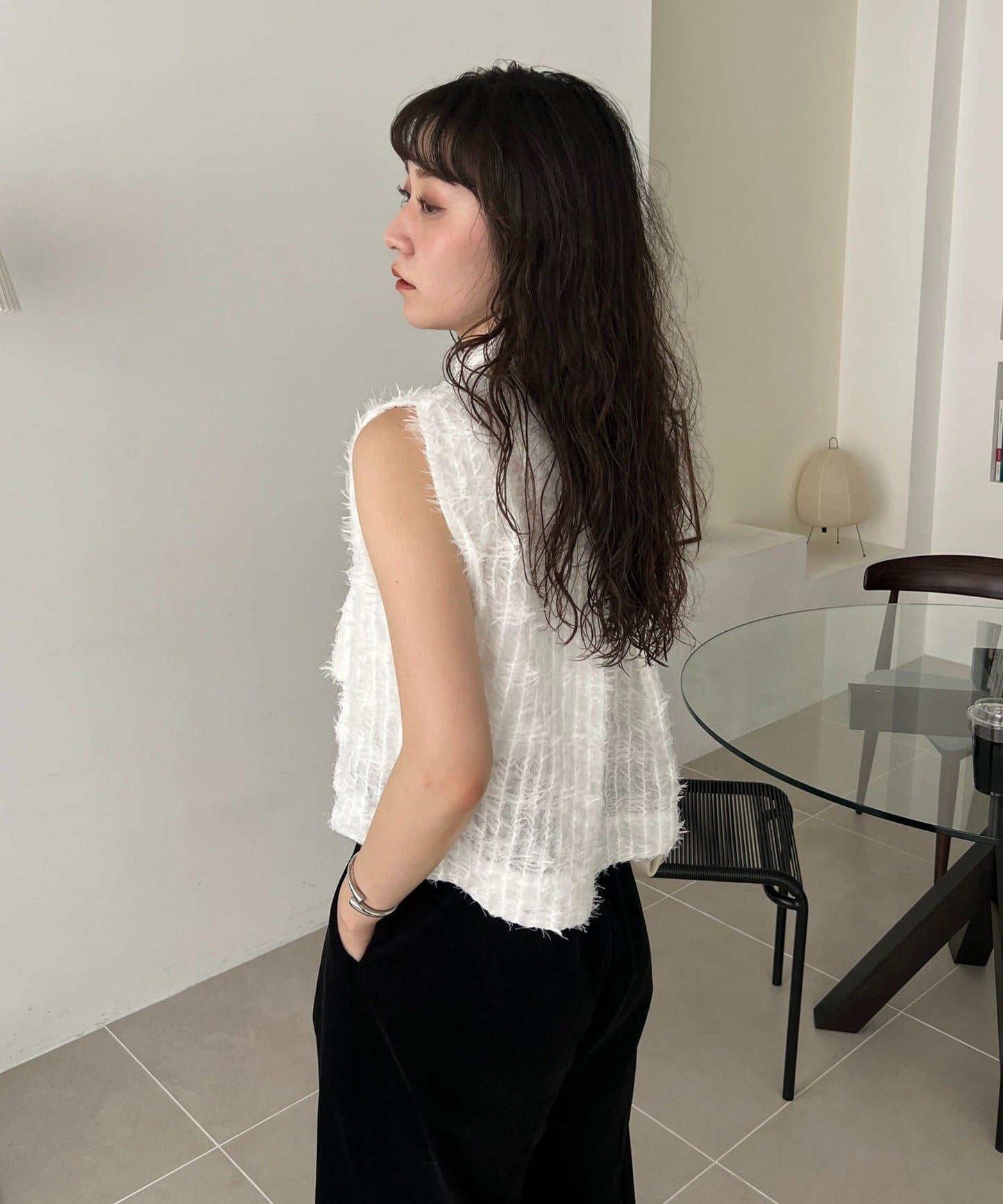 【CAPRICIEUX LE'MAGE】【yao企畫】提花項圈背心