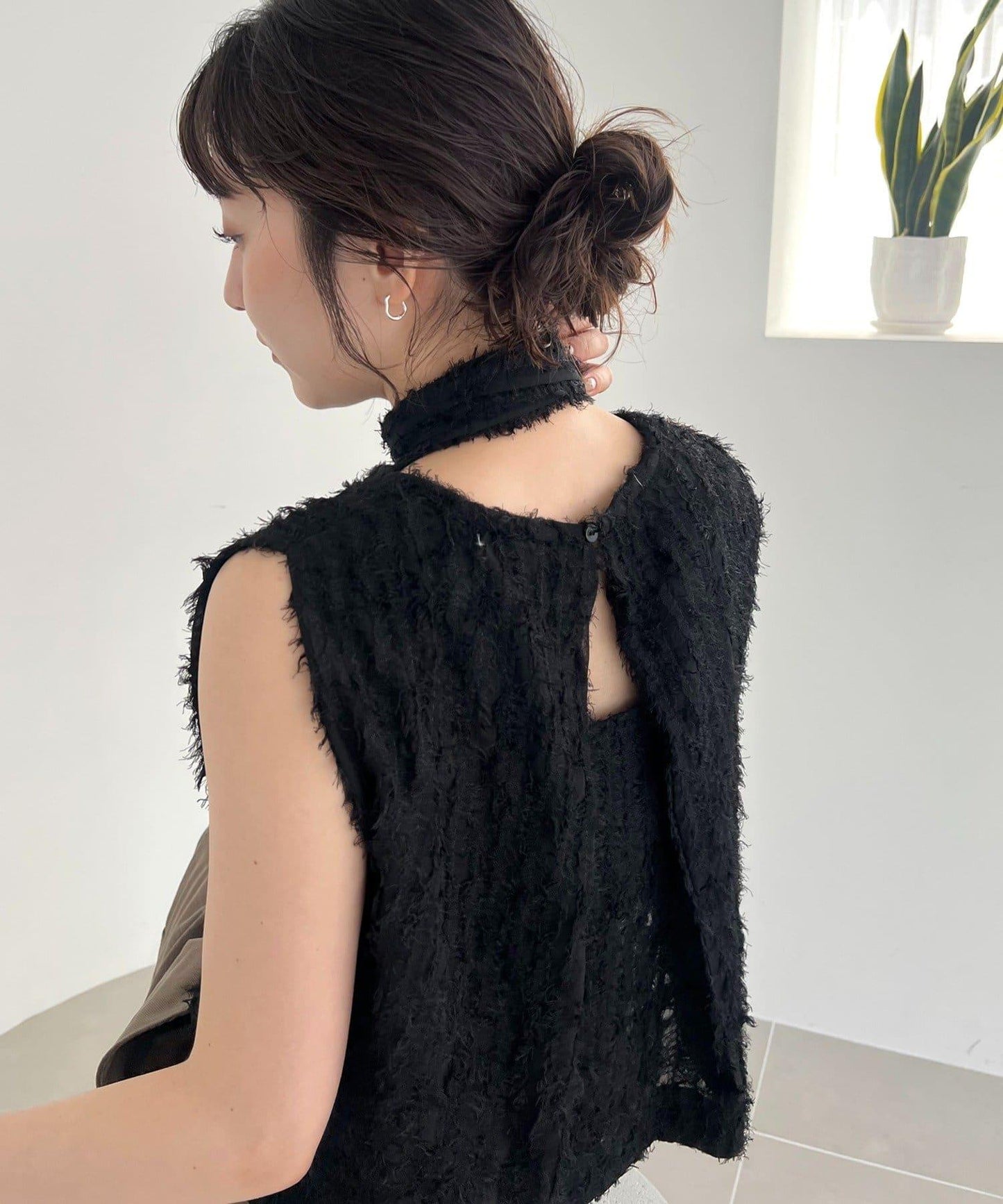【CAPRICIEUX LE'MAGE】【yao企畫】提花項圈背心