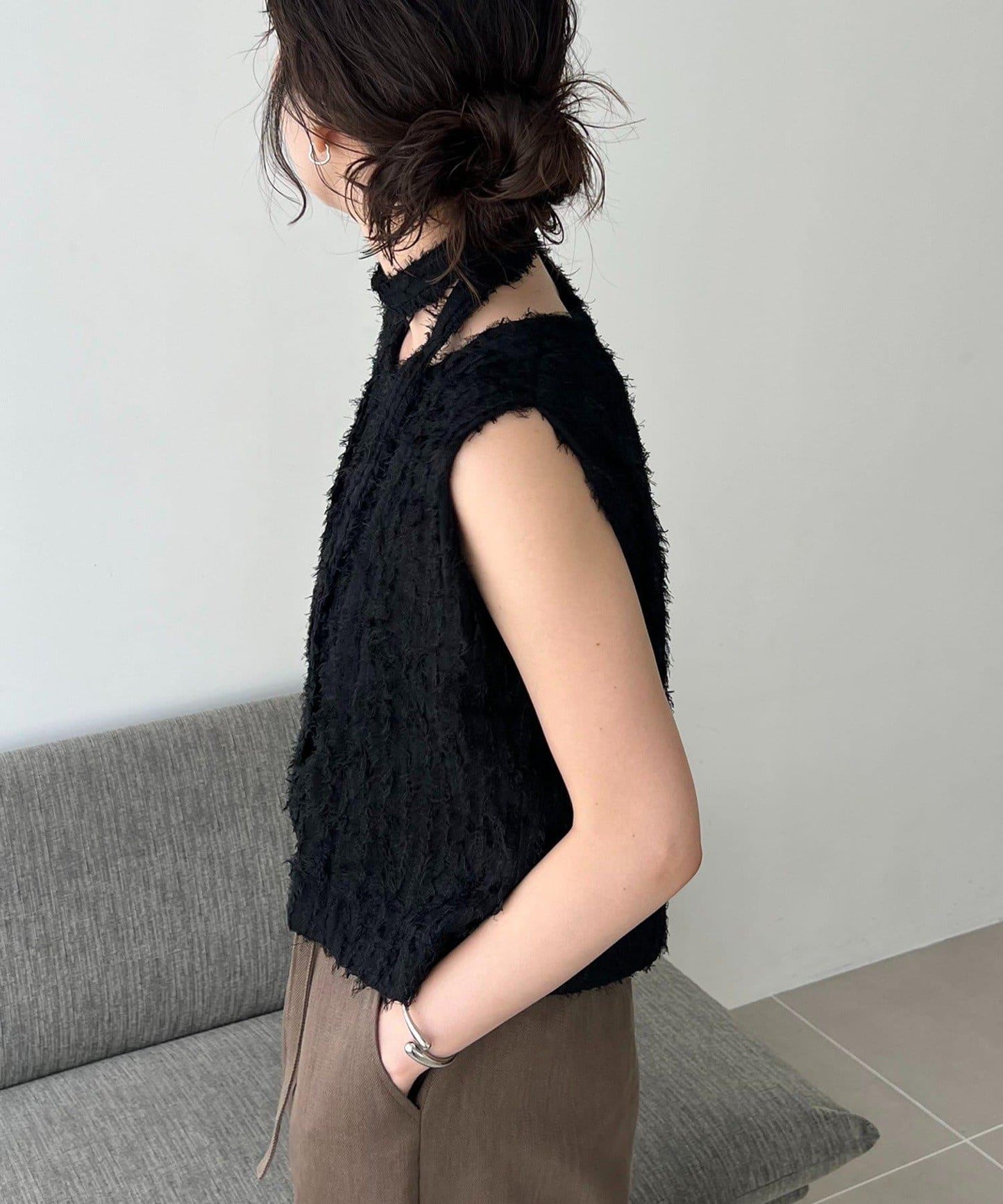 【CAPRICIEUX LE'MAGE】【yao企畫】提花項圈背心