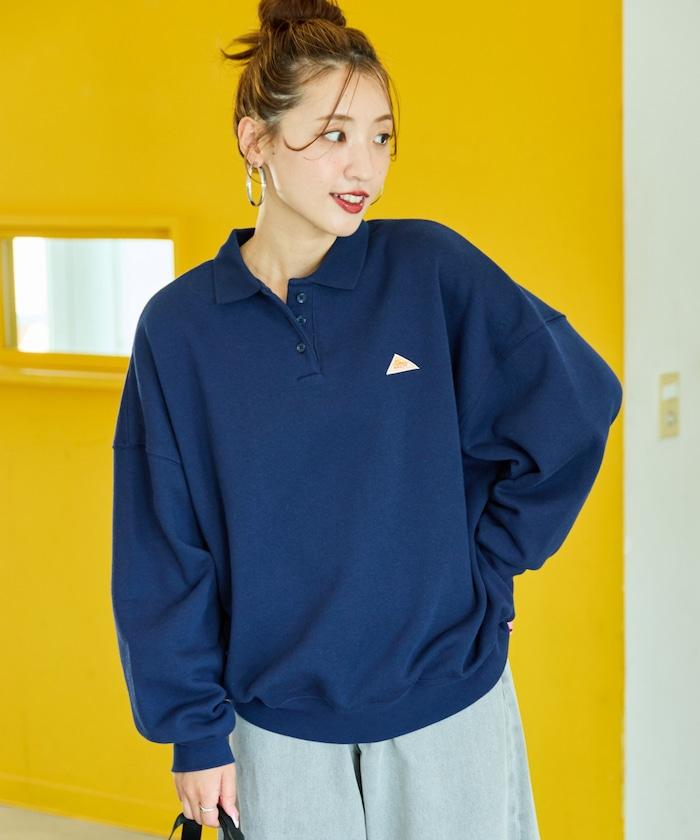 特別款加絨POLO領衛衣套頭衫