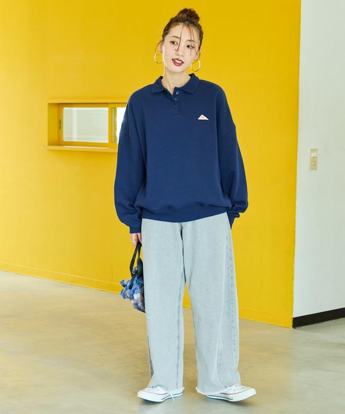 特別款加絨POLO領衛衣套頭衫