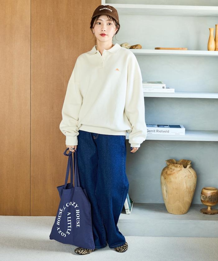 特別款加絨POLO領衛衣套頭衫