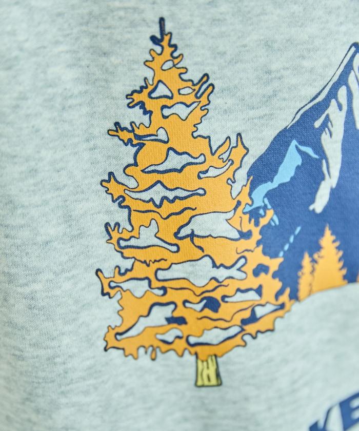 特別訂製加絨背面印花衛衣套頭衫