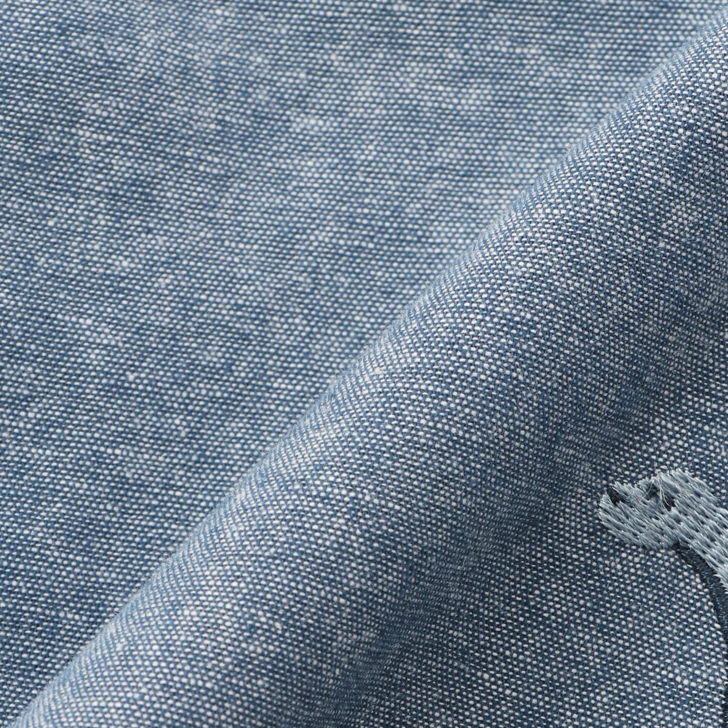 恐龍探頭刺繡長袖襯衫