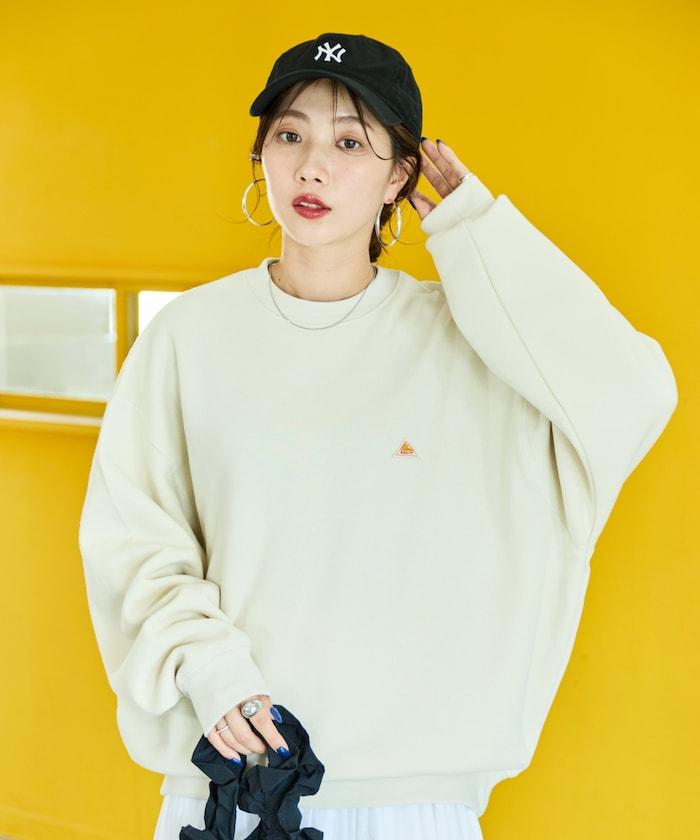 特別款加絨分散印花衛衣套頭衫